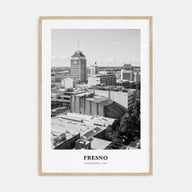 Fresno Portrait B&W Poster