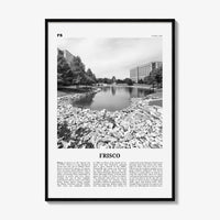 Frisco Print Black and White, Frisco Wall Art, Frisco Poster, Frisco Photo, Frisco Wall Décor, Texas, USA, United States