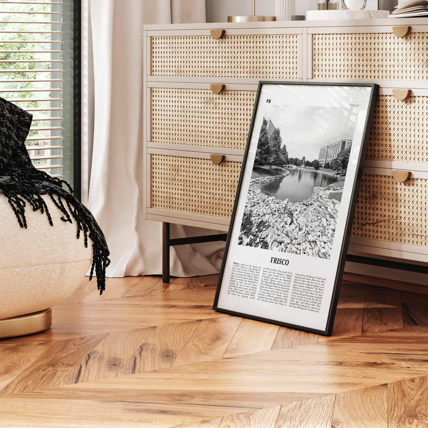 Frisco Print Black and White, Frisco Wall Art, Frisco Poster, Frisco Photo, Frisco Wall Décor, Texas, USA, United States