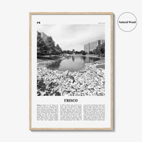Frisco Print Black and White, Frisco Wall Art, Frisco Poster, Frisco Photo, Frisco Wall Décor, Texas, USA, United States