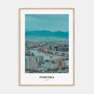 Fukuoka Portrait Color Poster