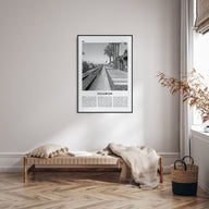 Fullerton Travel B&W Poster