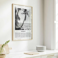 Funafuti Print Black and White, Funafuti Wall Art, Funafuti Poster, Funafuti Photo, Funafuti Wall Décor, Funafuti Map, Tuvalu