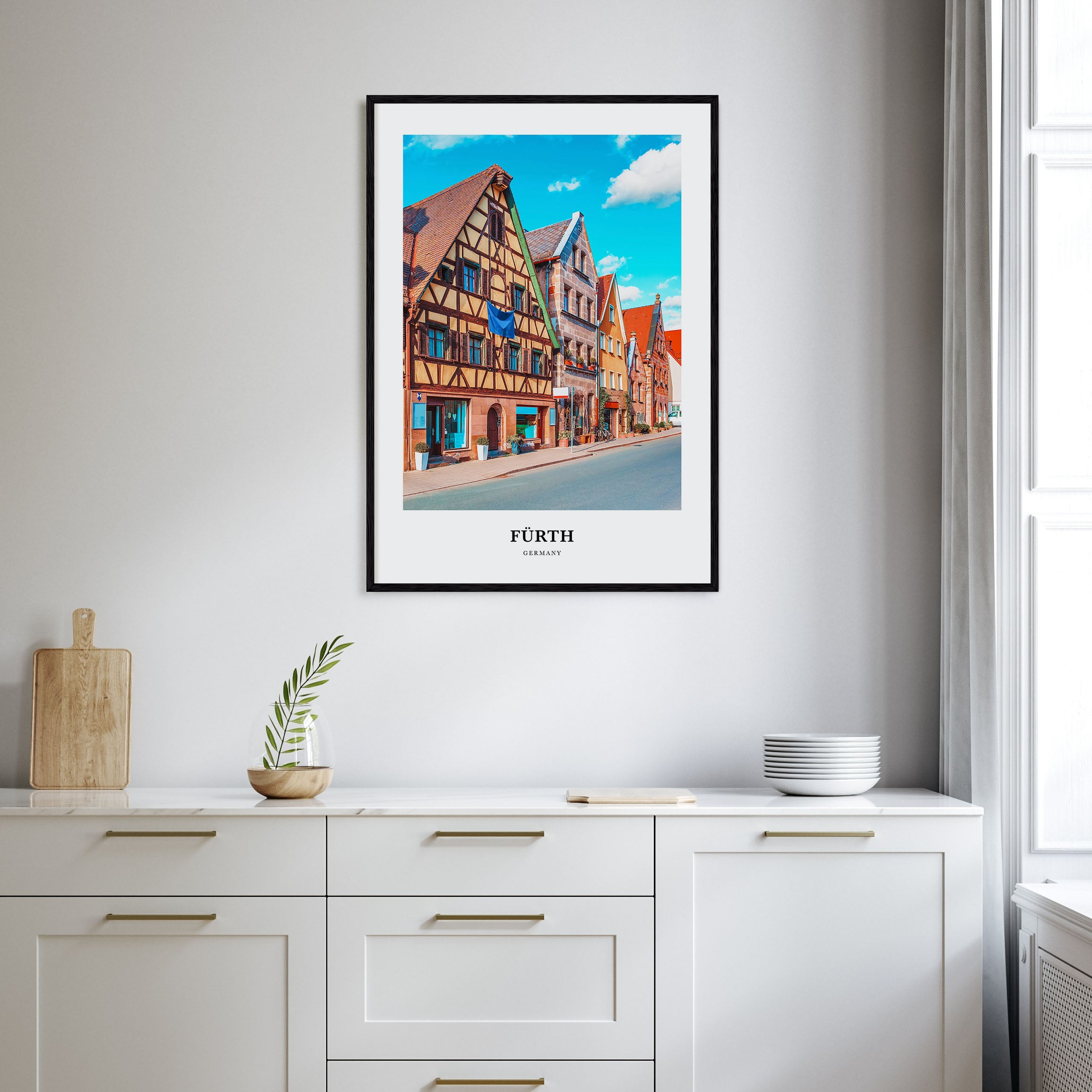 Fürth Portrait Color Poster