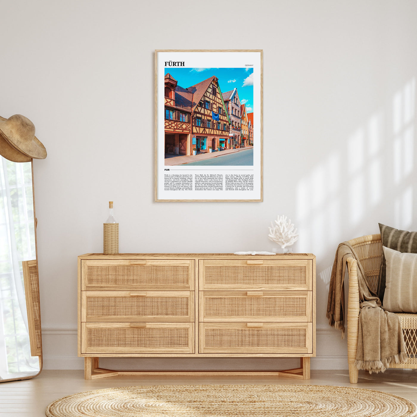 Fürth Travel Color Poster