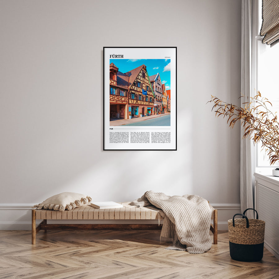 Fürth Travel Color Poster