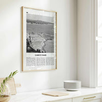 Gabicce Mare Print Black and White, Gabicce Mare Wall Art, Gabicce Mare Poster, Gabicce Mare Photo, Gabicce Mare Décor, Gabicce Mare Map