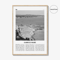 Gabicce Mare Print Black and White, Gabicce Mare Wall Art, Gabicce Mare Poster, Gabicce Mare Photo, Gabicce Mare Décor, Gabicce Mare Map