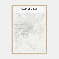 Gainesville Map Portrait Poster