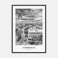 Gainesville Portrait B&W Poster
