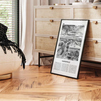 Gainesville Print Black and White, Gainesville Wall Art, Gainesville Poster, Gainesville Photo, Gainesville Wall Décor, Florida, USA