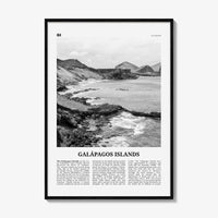 Galapagos Islands Print Black and White, Galápagos Islands Wall Art, Galápagos Islands Poster, Galápagos Islands Photo, Galápagos Wall Décor