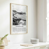 Galapagos Islands Print Black and White, Galápagos Islands Wall Art, Galápagos Islands Poster, Galápagos Islands Photo, Galápagos Wall Décor