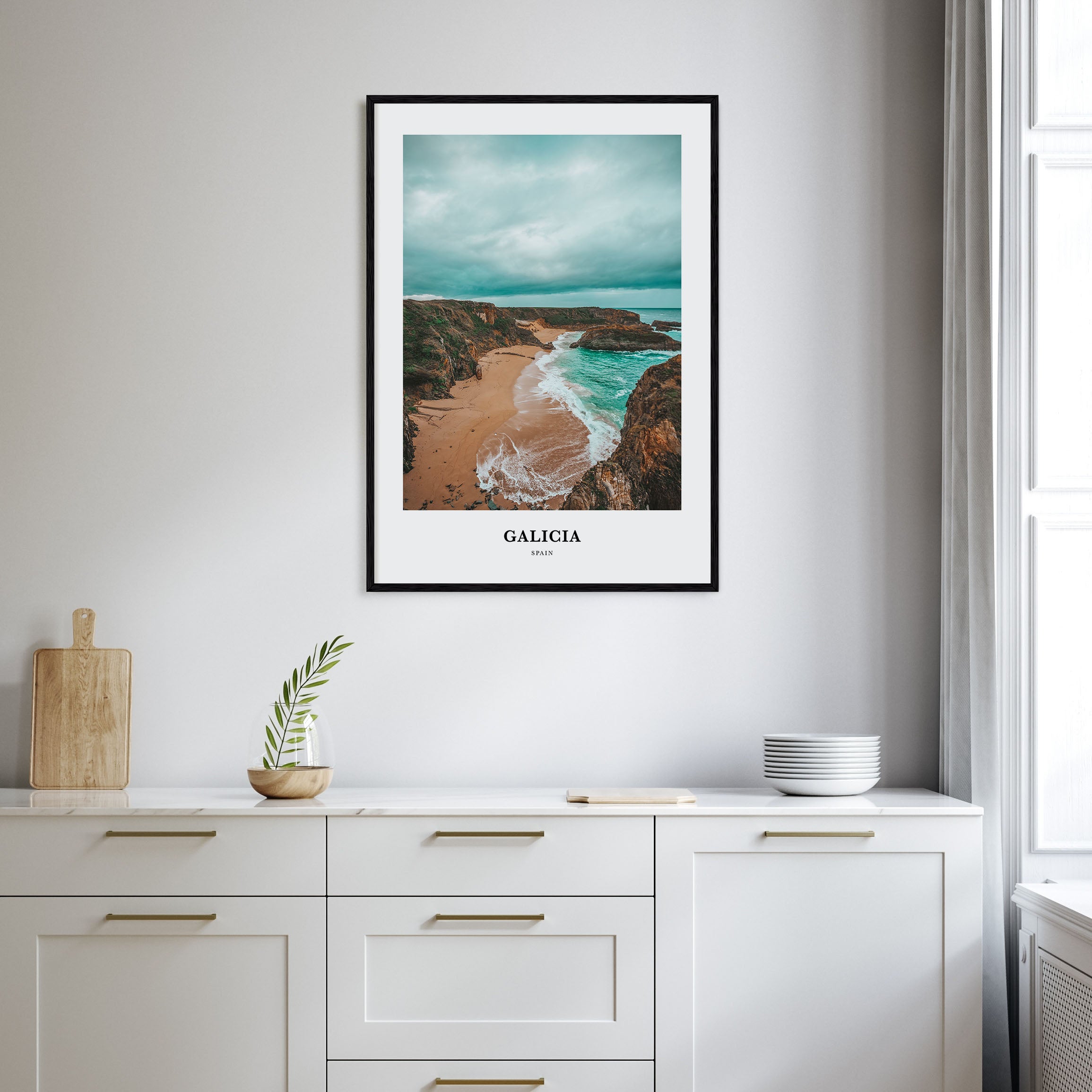 Galicia Portrait Color Poster