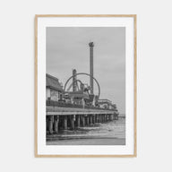 Galveston Photo B&W Poster