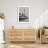 Galveston Photo B&W Poster