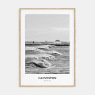 Galveston Portrait B&W Poster