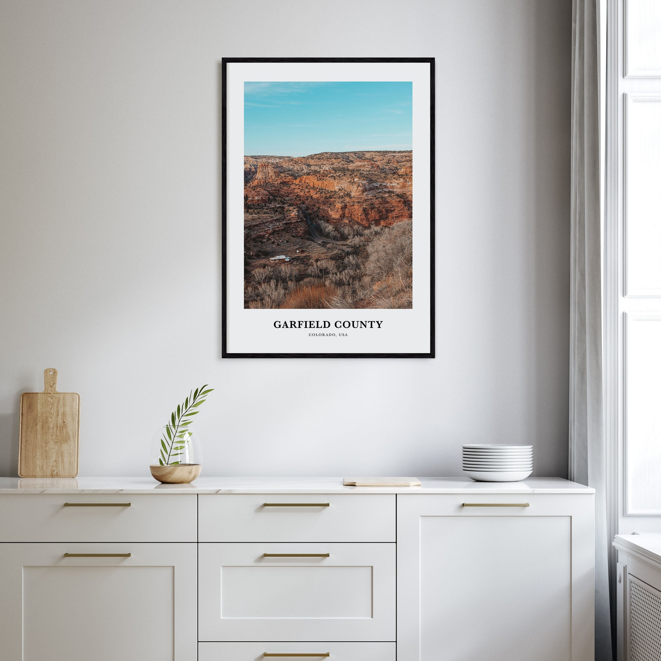 Garfield County Portrait Color Poster