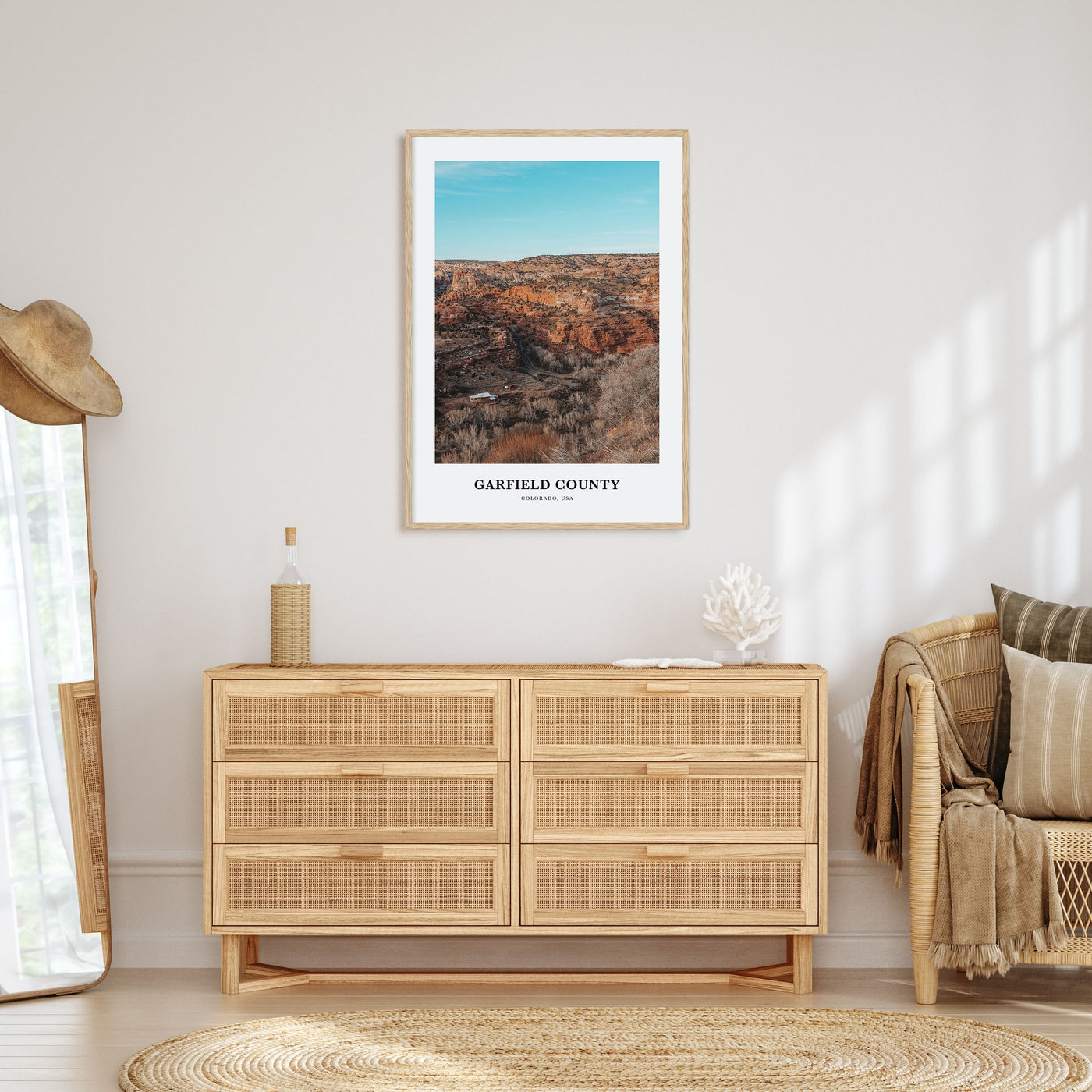 Garfield County Portrait Color Poster