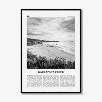 Garrapata Creek Print Black and White, Garrapata Creek Wall Art, Garrapata Creek Poster, Garrapata Creek Photo, Garrapata Creek Wall Décor