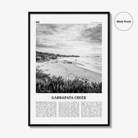 Garrapata Creek Print Black and White, Garrapata Creek Wall Art, Garrapata Creek Poster, Garrapata Creek Photo, Garrapata Creek Wall Décor