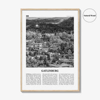 Gatlinburg Print Black and White, Gatlinburg Wall Art, Gatlinburg Poster, Gatlinburg Photo, Gatlinburg Wall Décor, Tennessee, USA