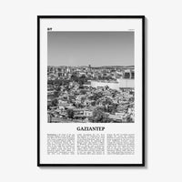 Gaziantep Print Black and White, Gaziantep Wall Art, Gaziantep Poster, Gaziantep Photo, Gaziantep Wall Décor, Gaziantep Map, Turkey