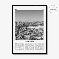 Gaziantep Print Black and White, Gaziantep Wall Art, Gaziantep Poster, Gaziantep Photo, Gaziantep Wall Décor, Gaziantep Map, Turkey