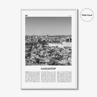 Gaziantep Print Black and White, Gaziantep Wall Art, Gaziantep Poster, Gaziantep Photo, Gaziantep Wall Décor, Gaziantep Map, Turkey