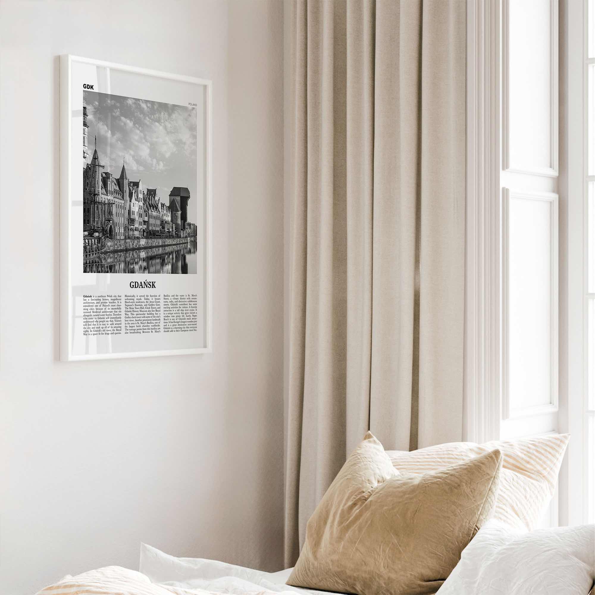 Gdansk Print Black and White No 1, Gdańsk Wall Art, Gdańsk Poster, Gdańsk Photo, Gdańsk Wall Décor, Danzig, Poland, Pomeranian