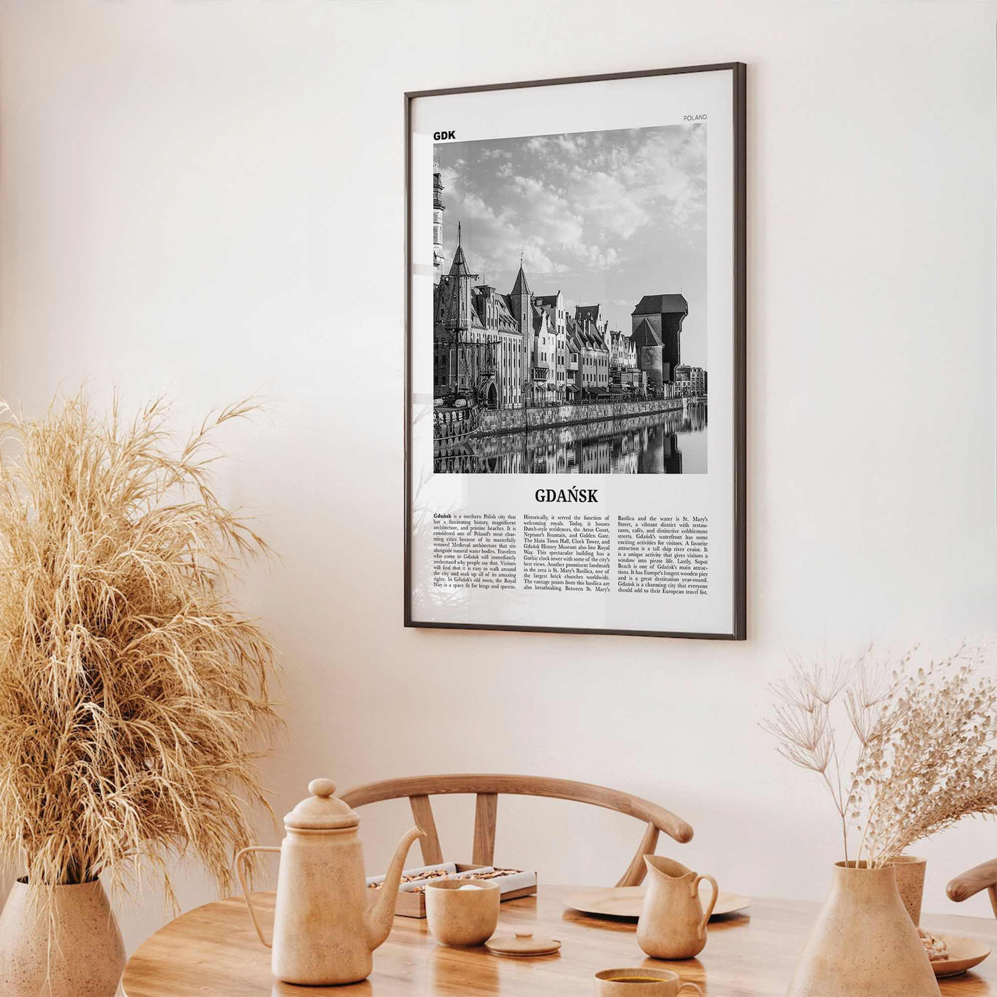 Gdansk Print Black and White No 1, Gdańsk Wall Art, Gdańsk Poster, Gdańsk Photo, Gdańsk Wall Décor, Danzig, Poland, Pomeranian