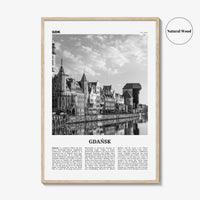 Gdansk Print Black and White No 1, Gdańsk Wall Art, Gdańsk Poster, Gdańsk Photo, Gdańsk Wall Décor, Danzig, Poland, Pomeranian