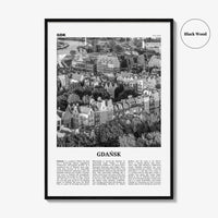 Gdansk Print Black and White No 2, Gdańsk Wall Art, Gdańsk Poster, Gdańsk Photo, Gdańsk Wall Décor, Danzig, Poland, Pomeranian