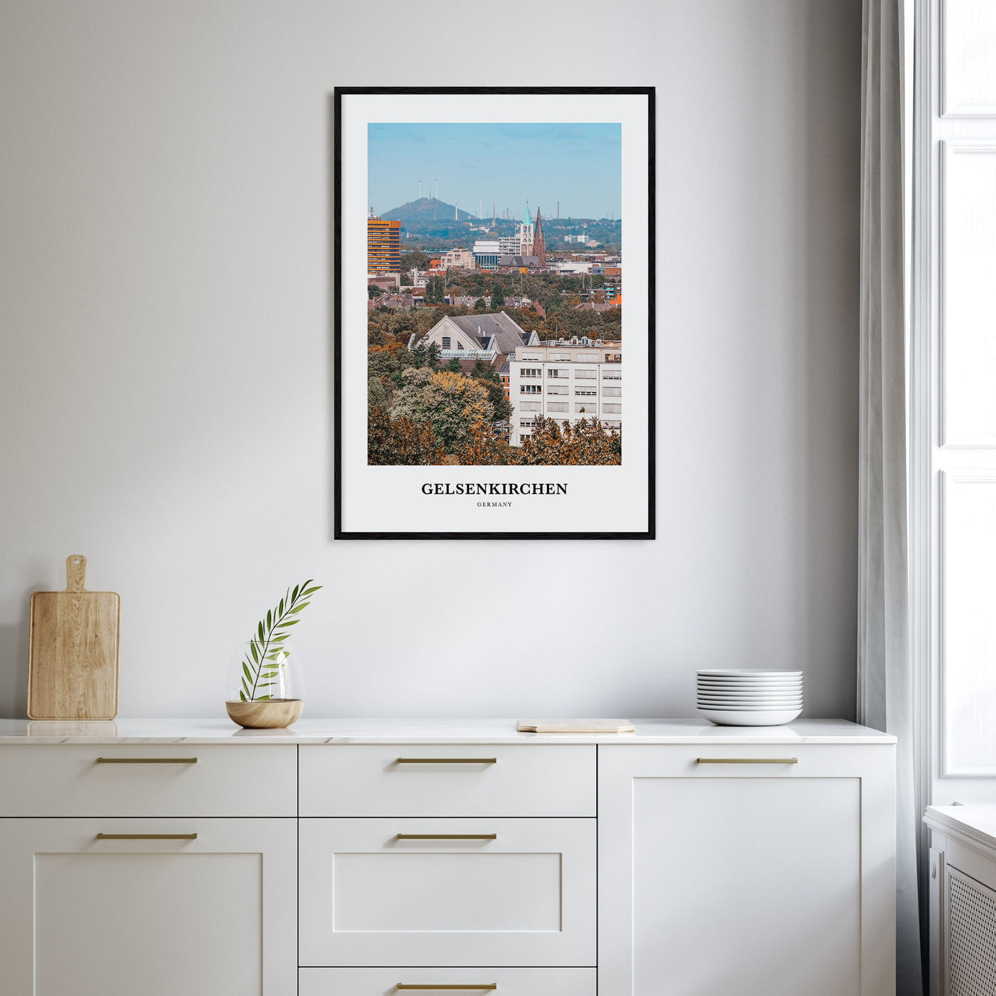 Gelsenkirchen Portrait Color Poster