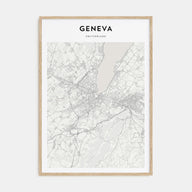 Geneva Map Portrait Poster