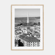 Geneva Photo B&W Poster