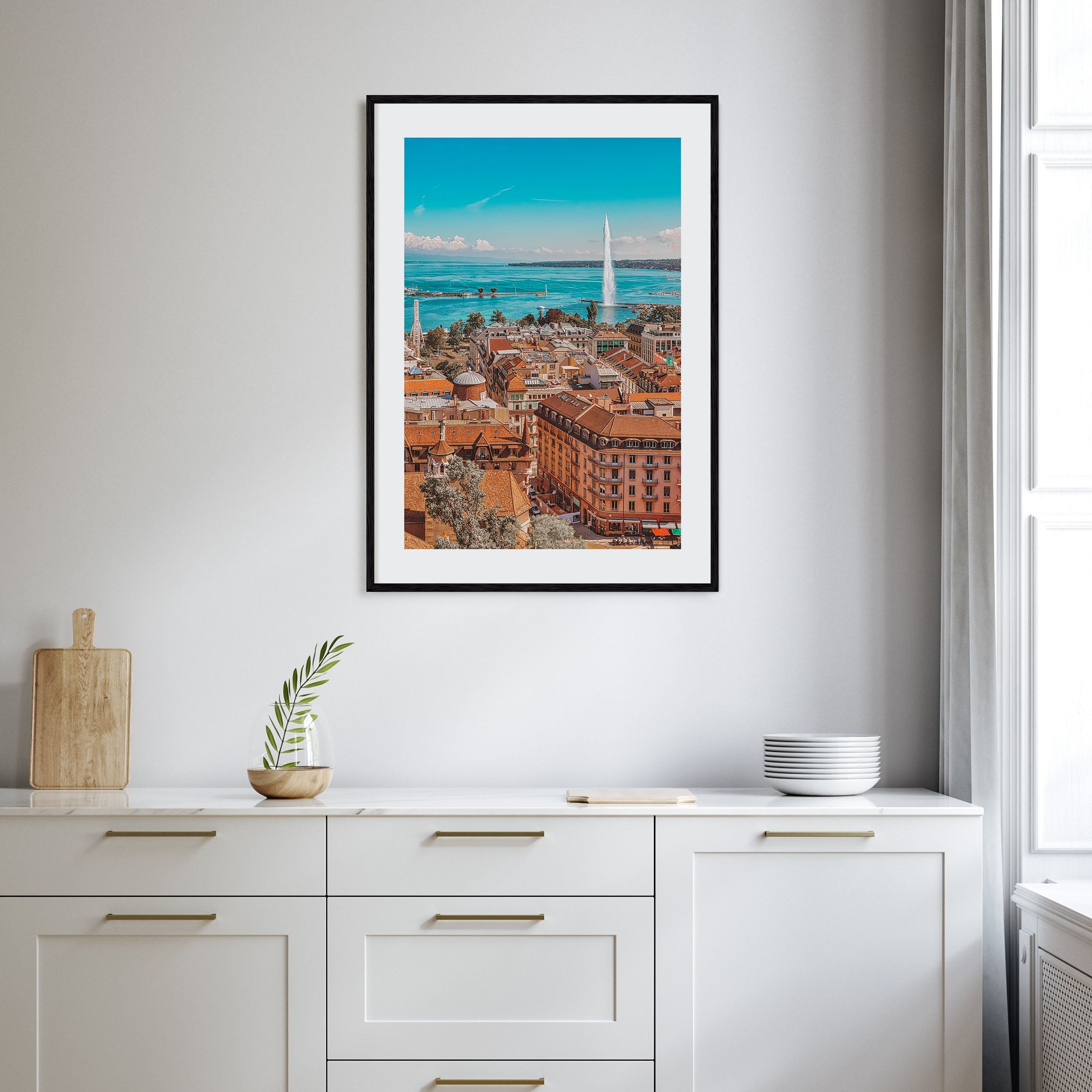 Geneva Photo Color Poster