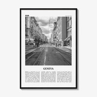 Geneva Print Black and White, Geneva Wall Art, Geneva Poster, Geneva Photo, Geneva Wall Décor, Switzerland, Geneva, Swiss, Schweiz