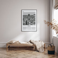 Genova Travel B&W Poster