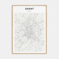 Gent Map Portrait Poster
