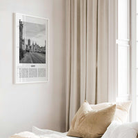 Gent Print Black and White, Gent Wall Art, Gent Poster, Gent Photo, Gent Wall Décor, Gent Map, Belgium