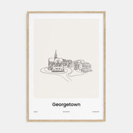 Georgetown, Guyana Drawn Poster