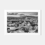 Georgia (Country) Landscape B&W Poster