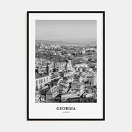 Georgia (Country) Portrait B&W Poster