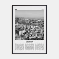 Georgia (Country) Travel B&W Poster