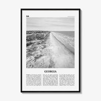 Georgia Print Black and White United States No 3, Georgia Wall Art, Georgia Poster, Georgia Photo, Georgia Wall Decor, United States