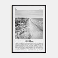 Georgia, United States Travel B&W No 3 Poster