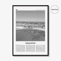 Geraldton Print Black and White, Geraldton Wall Art, Geraldton Poster, Geraldton Photo, Geraldton Wall Décor, Geraldton Map, Australia