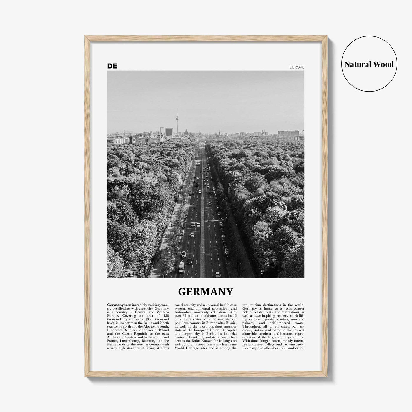 Germany Print Black and White, Germany Wall Art, Germany Poster, Germany Photo, Germany Wall Decor, Deutschland, Deutsch, Berlin, Europe