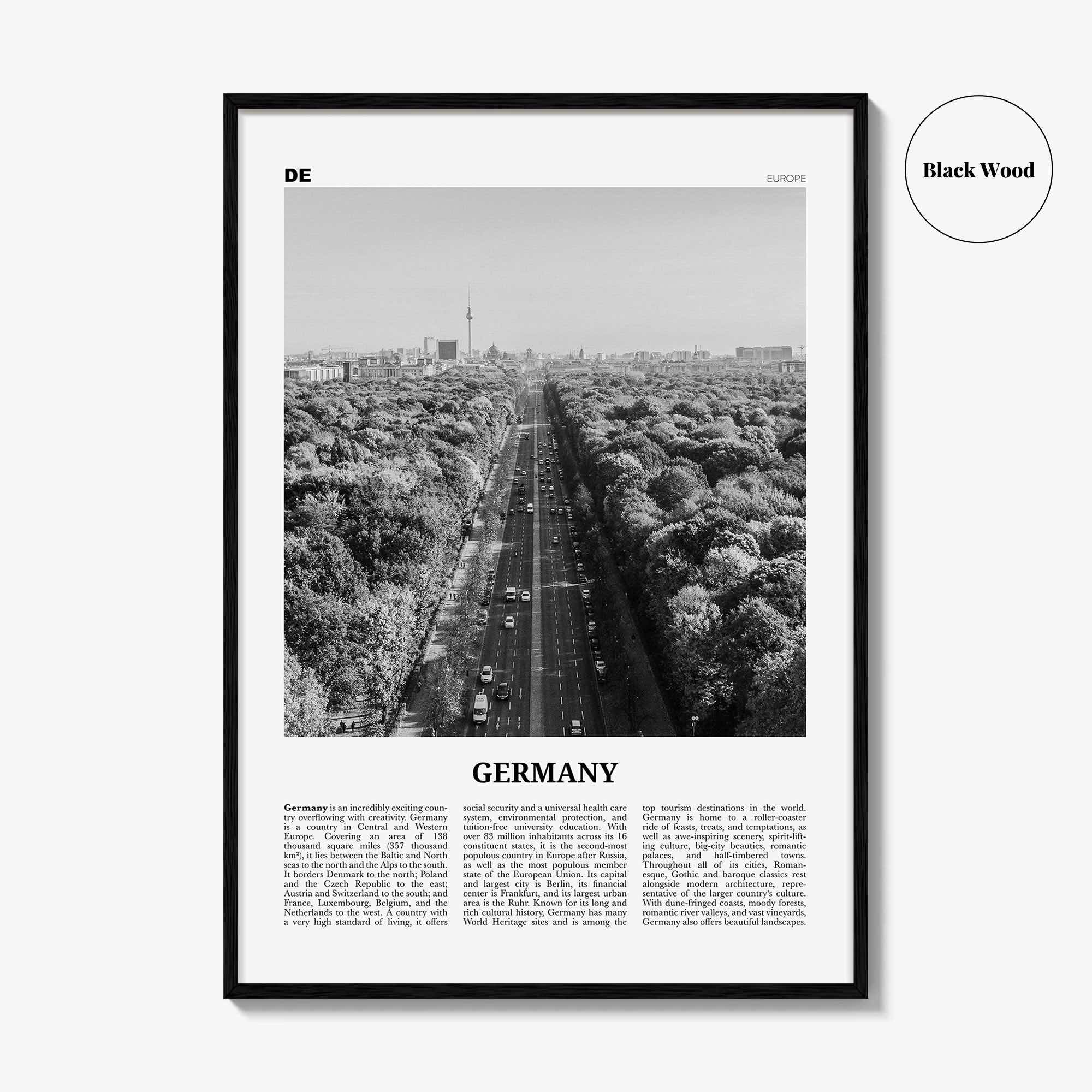 Germany Print Black and White, Germany Wall Art, Germany Poster, Germany Photo, Germany Wall Decor, Deutschland, Deutsch, Berlin, Europe